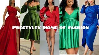 Satin styles for elegant women | Satin dress designs | party dresses | evening gown