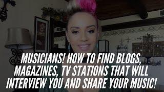 Musicians! How to Get Press! Find Popular Magazines, Blogs, And More that Promote Independent Music!