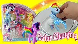 Color Changing My Little Pony Rainbow Tail Surprise Mane Six Ponies