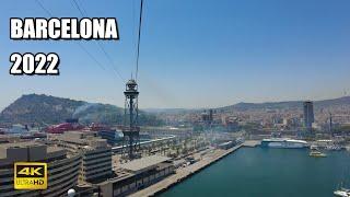 Barcelona in (4k 60 fps) - Famous Tourist Attractions- Walking Tour