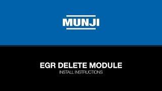 Munji 4x4 Accessories - EGR Delete Module (Install Instructions)