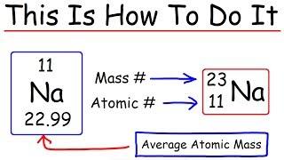 How To Calculate The Number of Protons, Neutrons, and Electrons - Chemistry