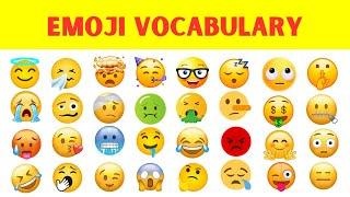 Facebook and Whatsapp Face Emoji Meaning in English | Emojis Vocabulary with Pictures #emoji