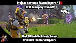 Project Nocturno: Announcement Trailer [OG Save The World Private Server for Fortnite in 2025!!]