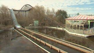 A Look At Six Flags New Orleans After Hurricane Katrina Forced It To Close