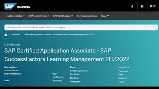 SAP SuccessFactors LMS THR88_2211 Certification Exam Preparation | SAP LMS Certification THR88_2211