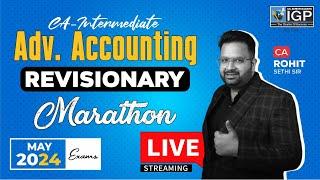 CA Inter Advanced Accounting Revision Marathon | May 2024 | New Syllabus | CA Rohit Sethi