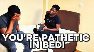 TELLING HIM HE'S TRASH IN BED || PRANK...