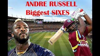 ANDRE RUSSELL Biggest Sixes Of all The Time IN CRICKET HISTROY