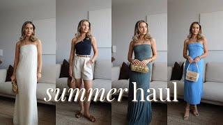 SUMMER TRY-ON HAUL | ABERCROMBIE, MASSIMO DUTTI, COS, H&M