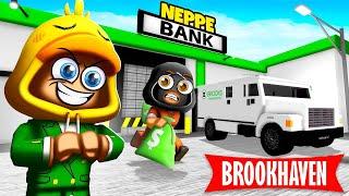 Ik OPEN Een NEPPE BANK Om CRIMINELEN Te VANGEN In Brookhaven!(Roblox)