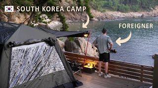 Foreigner CAMPING in SOUTH KOREA   [ Exploring Korean ways of camping, SOLO Relaxing ASMR ]