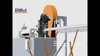 How does wire straightening and cutting machine work?