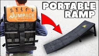 BACK PACK SKATE RAMP!! *Portable & Light Weight!*