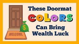 These Doormat Colours Can Bring Wealth Luck | Front Door Feng Shui