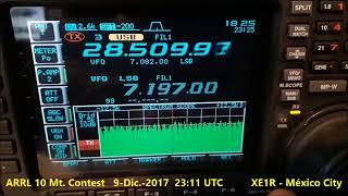 ARRL 10M CONTEST Bad Conditions, Mexico - CMX