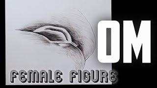 Practice Drawing/Speed drawing /Pencil Drawing Techniques/Female figure Drawing ..