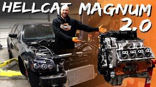 Fire Breathing 6.4 Hemi Assembled For The Twin Charged Magnum! New Melling Giveaway!