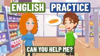 EASY to Practice English Speaking & Listening Skills | Real-Life Conversation with Shadowing