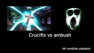 Crucifix vs doors monsters - Mr noob/ian playland