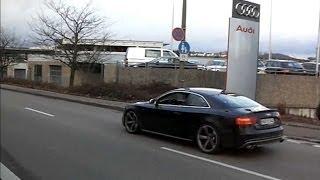 Audi S5 Coupe 4.2 V8 Tiptronic LOUD CAPRISTO Exhaust Fly By Downshift Sound Auspuff Sportauspuff