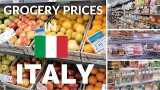   Food Prices in Italy | Cost of Living in Italy | Supermarket Tour in Rimini, Italy