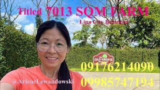 Vlog637: FOR SALE TITLED 7013 SQM FARM NEAR THE OLD GROVE FARMSTEAD LIPA CITY BATANGAS PHILIPPINES