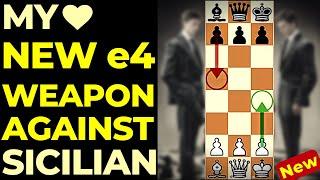 NEW e4 Weapon Against Every Type of Sicilian