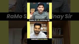 RaMo Sir VS Abhinay Sir Controversy?#ramosir #abhinaymaths