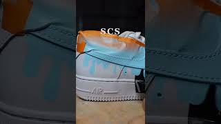 Drippy Swoosh Custom Air Force 1 Sneakers | INCREDIBLY SATISFYING 