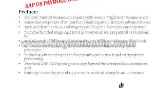 Sap hr us payroll online training in mumbai