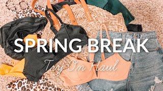 HUGE SPRING BREAK TRY ON HAUL | Zaful, Missguided, Lululemon, + more!