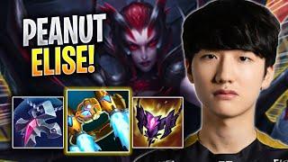 PEANUT IS A MONSTER WITH ELISE! - GEN Peanut Plays Elise JUNGLE vs Nidalee! | Season 2023