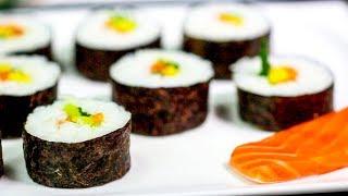 BAZUMAKI-SUSHI mit Lachs und Avocado - gesund, lecker und kalorienarm