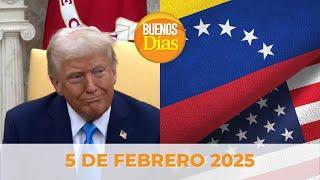 Noticias en la Mañana en Vivo ️ Buenos Días Miércoles 5 de Febrero de 2025 - Venezuela