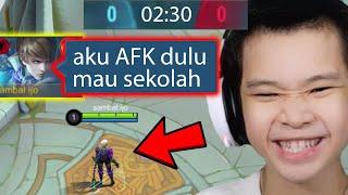 Prank Top 1 Gusion AFK Sekolah! - Mobile Legends