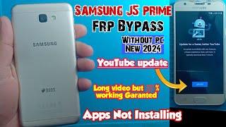 Samsung J5 prime Frp bypass YouTube update | Samsung J5 prime Google Account bypass 2024 |#J5prime
