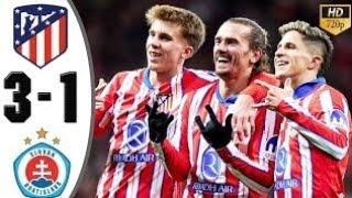 Atletico Madrid vs Slovan Bratislava 3-1 Highlights & All Goals 2024 HD