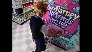 Luvs - Barney Rewards - 2000 TV Commercial