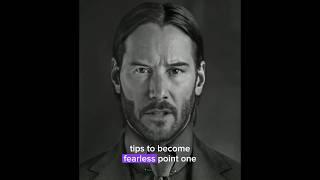 Black and White: John wick AI Tips on how to become fearless #ai #ytshorts #keanureeves AI