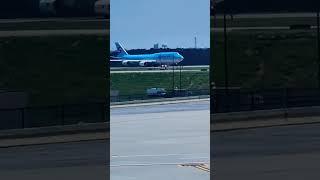 Takeoff Korean Air Boeing 747-8 at ATL Atlanta Airport  #planespotting #shorts