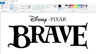 How to draw the Brave logo using MS Paint | How to draw on your computer