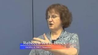 Rebecca Wirfs-Brock: Interview at OOPSLA 2007