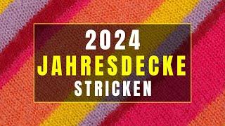 Jahresdecke 2024 stricken - Die Planung meiner Temperaturdecke