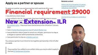 UK Partner - Spouse visa - Financial requirement £29000 from 11 April 2024