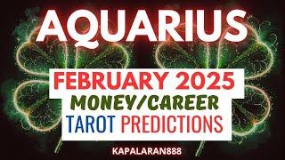 WOW! DOBLENG VICTORY & PROSPERITY! AQUARIUS  FEBRUARY-MARCH 2025 MONEY/CAREER TAROT #KAPALARAN888