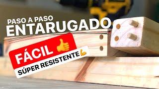 #TrucoCarpintero CÓMO ENTARUGAR FÁCIL (SÚPER RESISTENTE) #ProyectoMueble