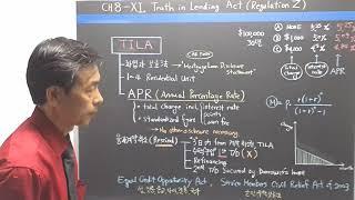 [미국 부동산 강의] Ch8 XI. 융자진실법 (Truth in Lending Act (Regulation Z))