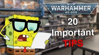 20 IMPORTANT Hobby Tips If You're Starting Warhammer