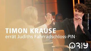 Mentalist Timon Krause errät Judiths Fahrradschloss-PIN // 3nach9